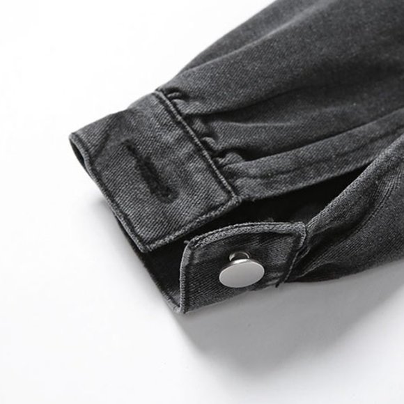 NEW 2021 Cropped Jean Jacket - Picture 10 of 11